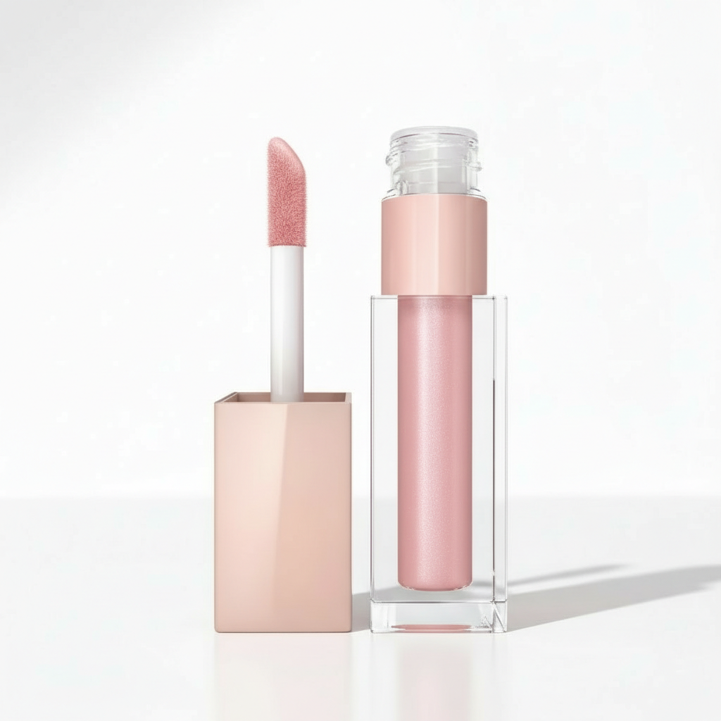 Återfuktande läppglans med intensiv glans | Klibbar inte, håller länge för mjuka läppar
