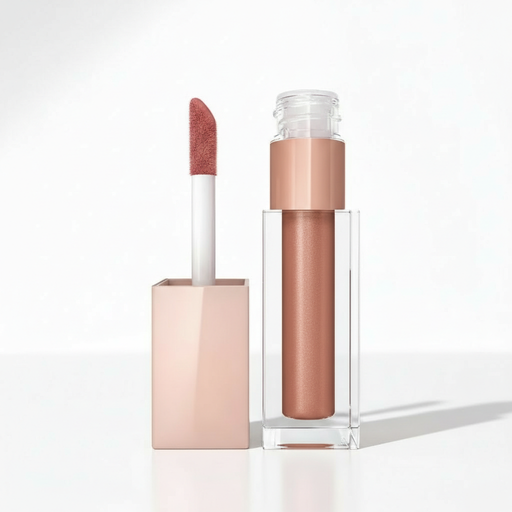 Återfuktande läppglans med intensiv glans | Klibbar inte, håller länge för mjuka läppar